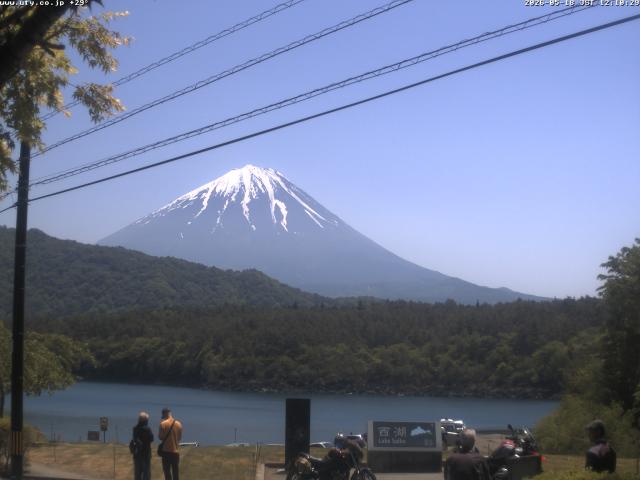 西湖からの富士山