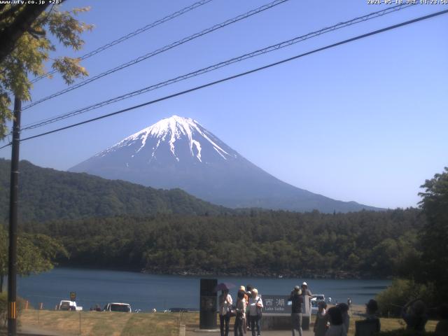 西湖からの富士山