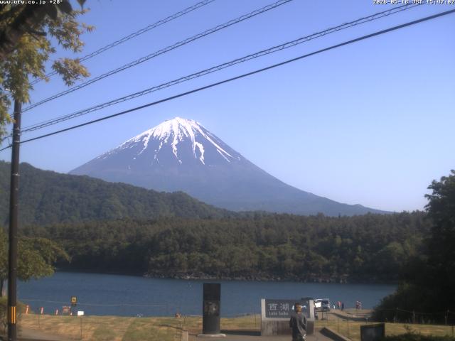 西湖からの富士山