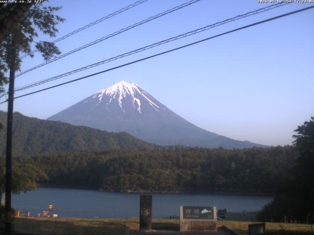 西湖からの富士山