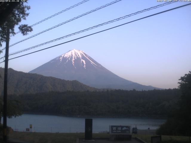 西湖からの富士山