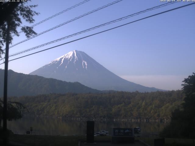 西湖からの富士山