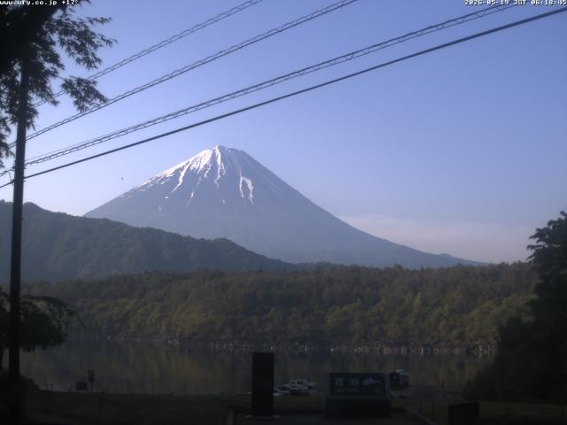 西湖からの富士山