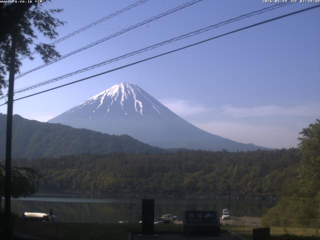 西湖からの富士山