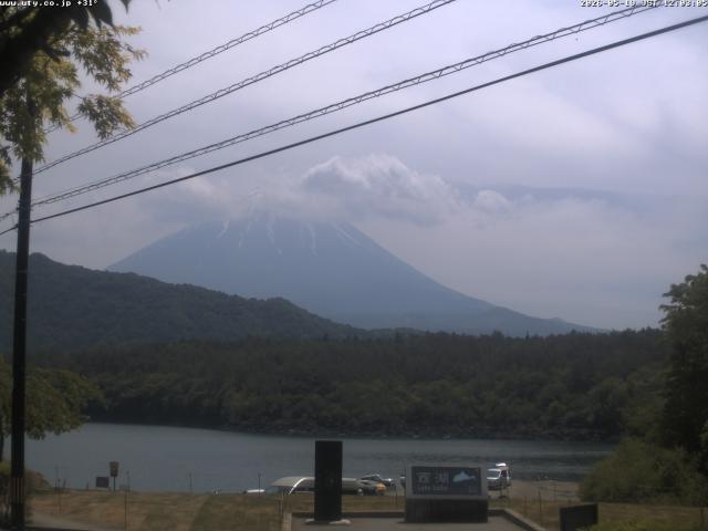 西湖からの富士山