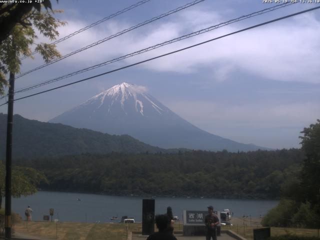 西湖からの富士山