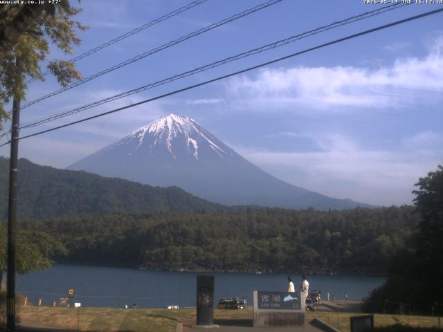 西湖からの富士山