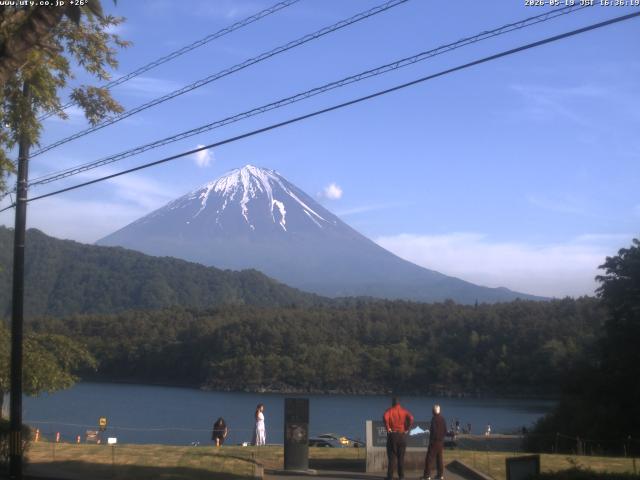 西湖からの富士山