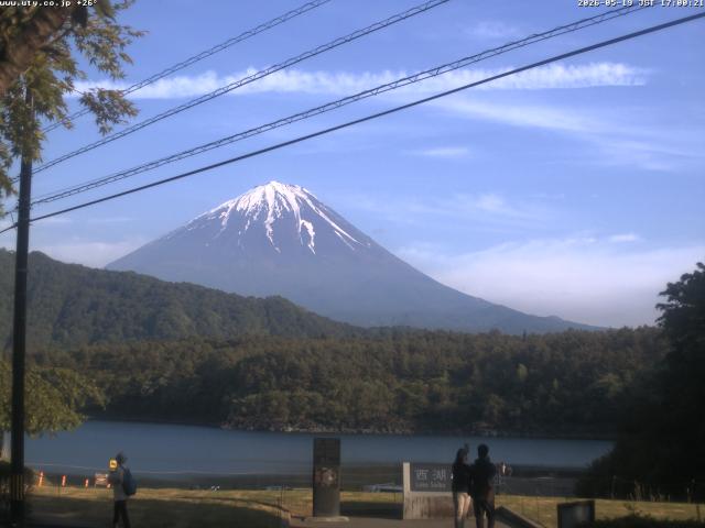 西湖からの富士山