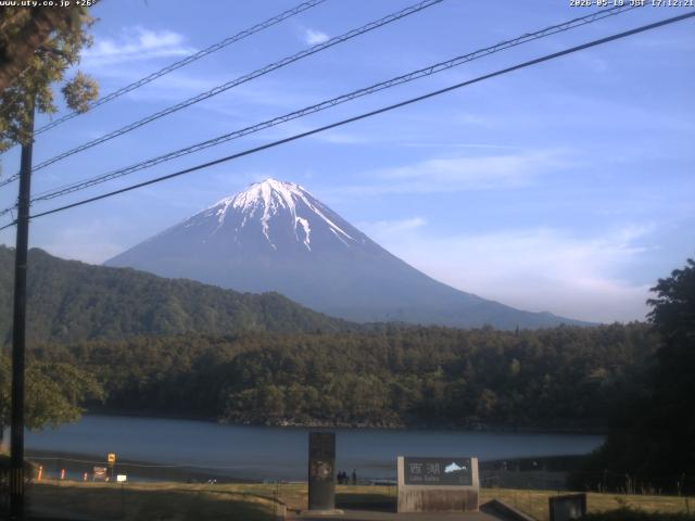 西湖からの富士山