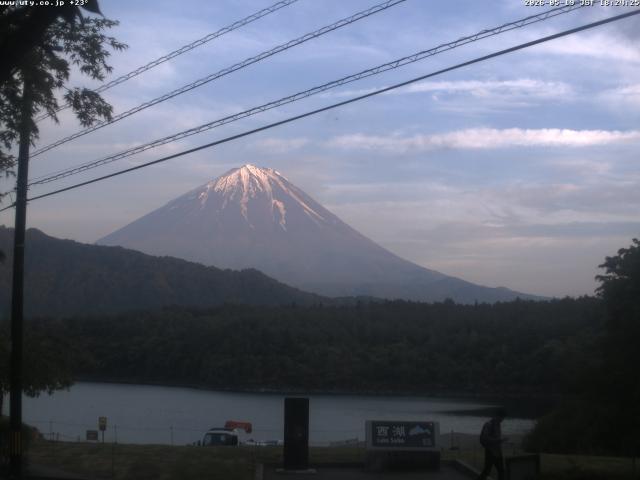 西湖からの富士山