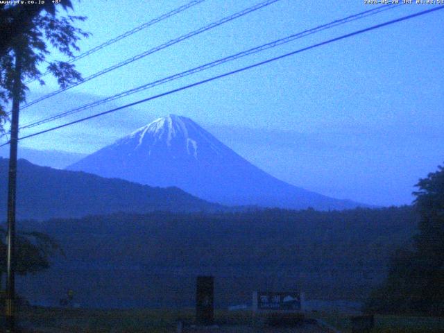 西湖からの富士山