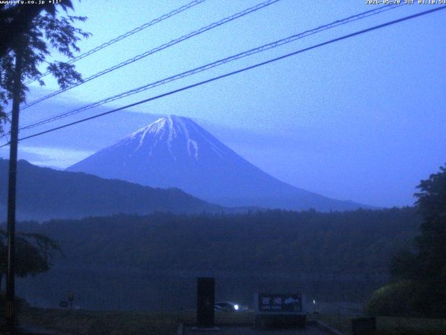 西湖からの富士山