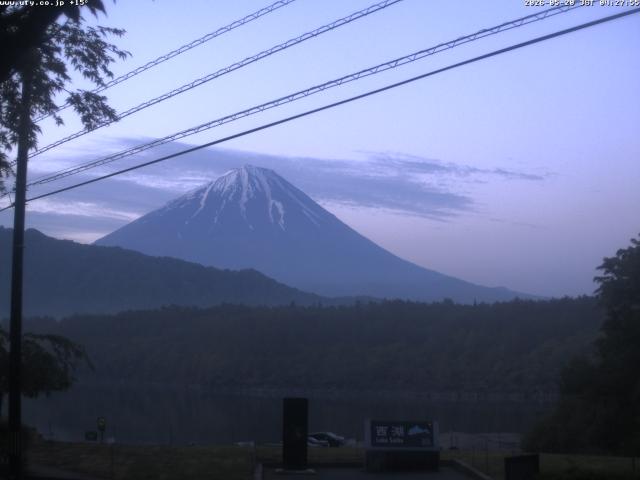 西湖からの富士山