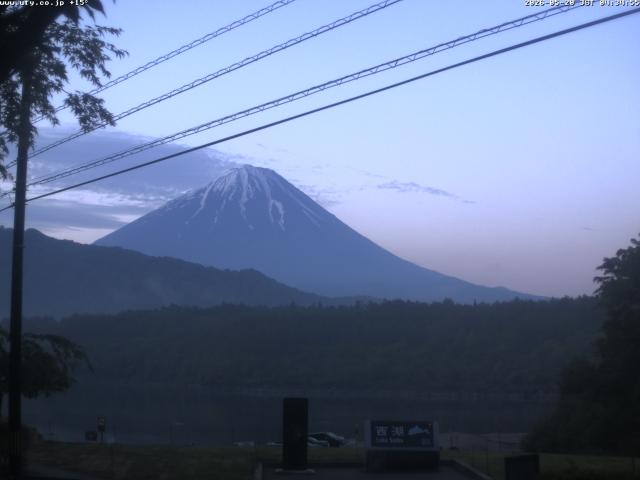 西湖からの富士山