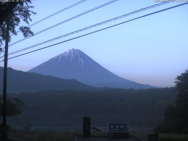 西湖からの富士山