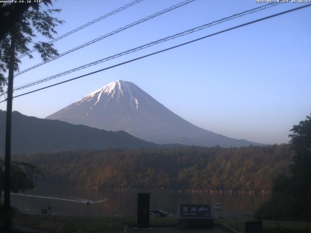 西湖からの富士山