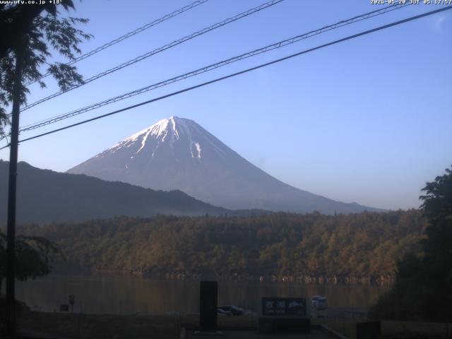 西湖からの富士山