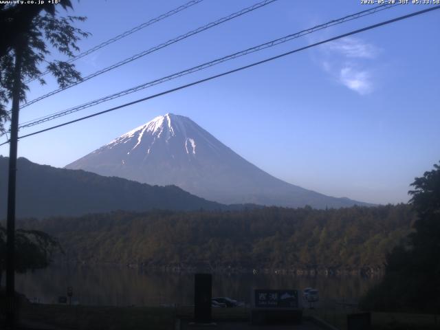 西湖からの富士山