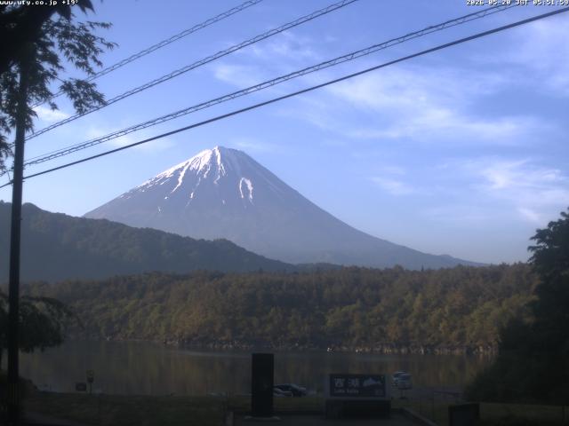 西湖からの富士山
