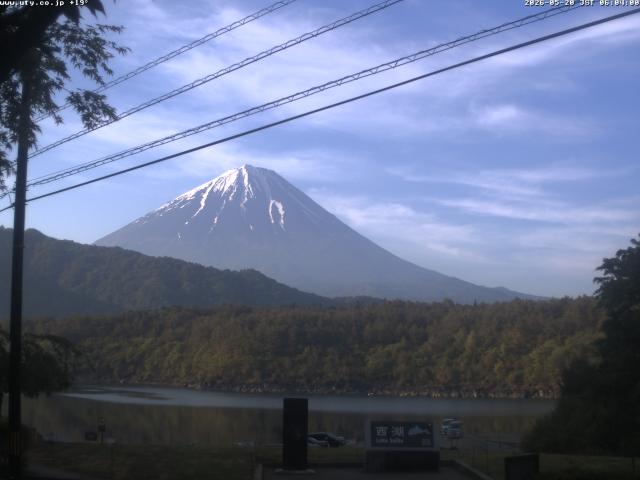 西湖からの富士山