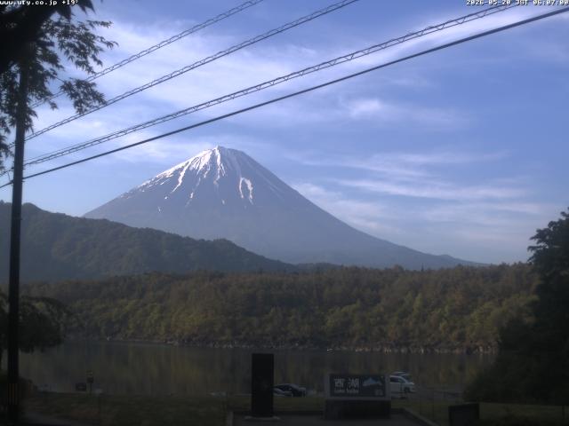 西湖からの富士山