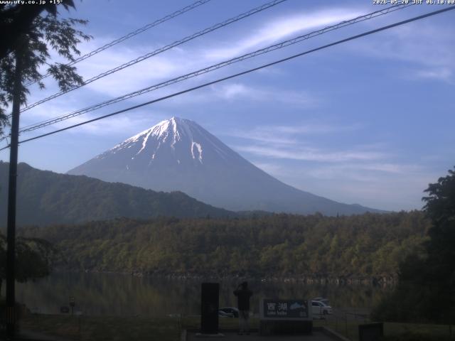 西湖からの富士山