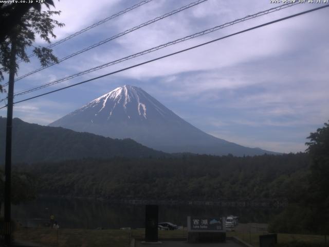 西湖からの富士山