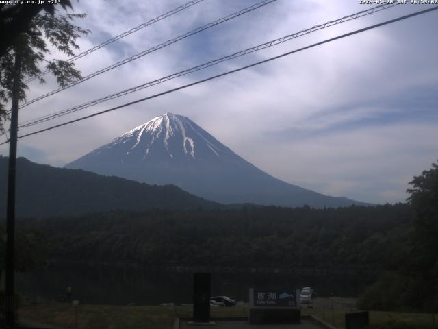西湖からの富士山