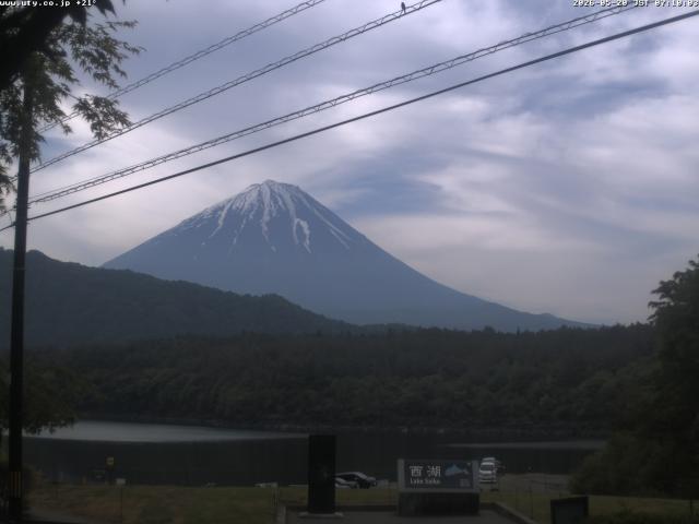 西湖からの富士山
