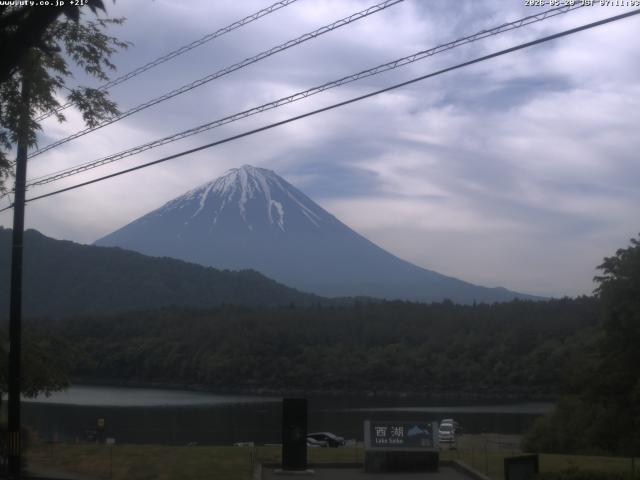 西湖からの富士山