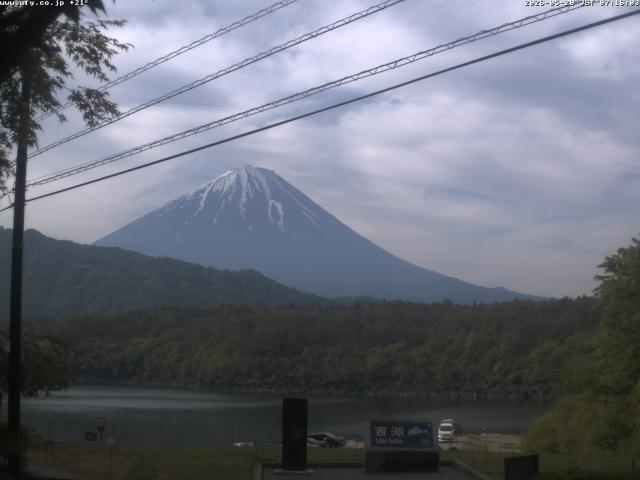 西湖からの富士山