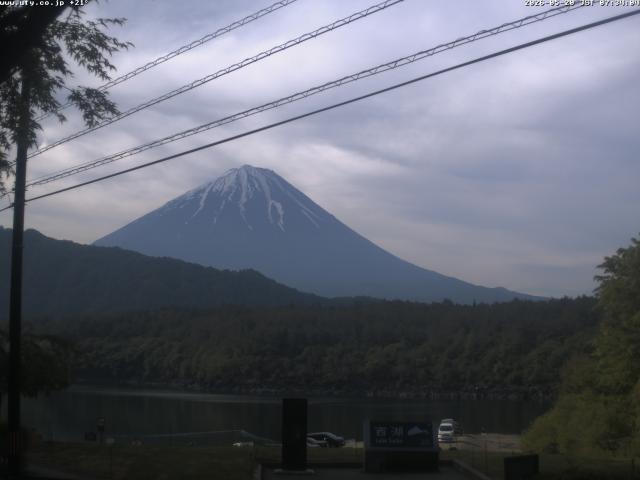 西湖からの富士山