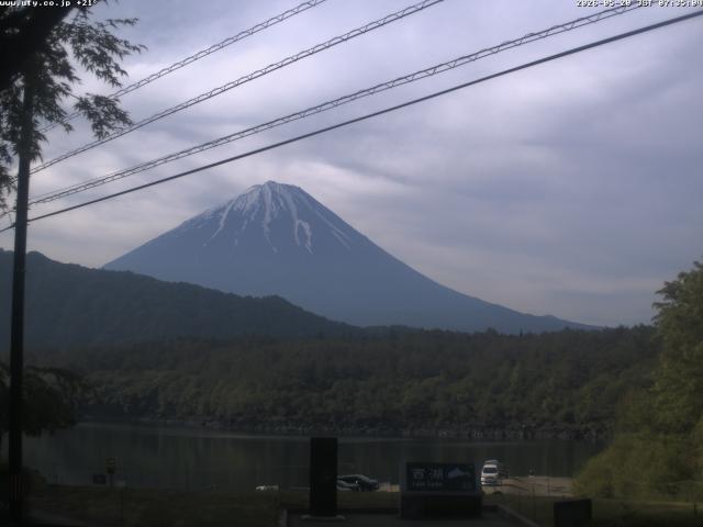 西湖からの富士山