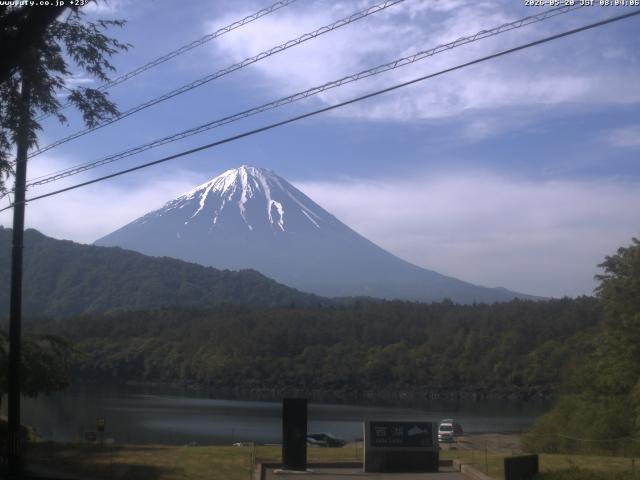 西湖からの富士山