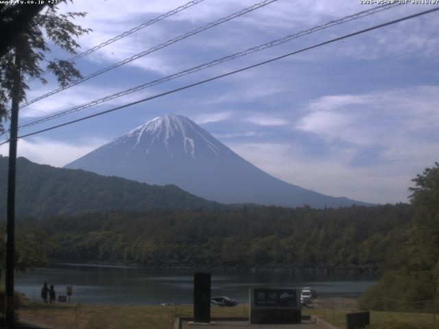 西湖からの富士山