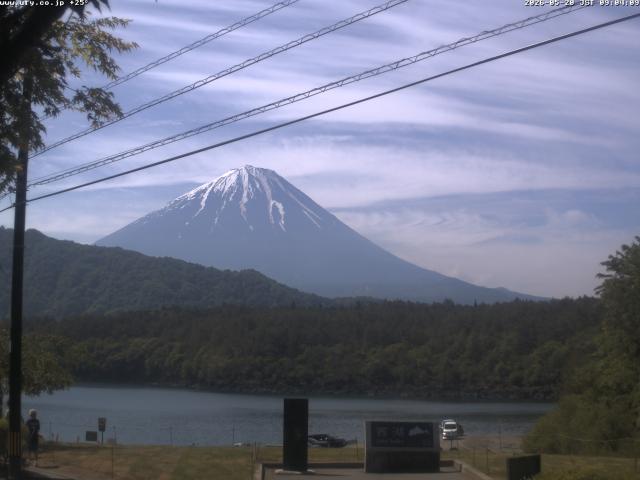 西湖からの富士山