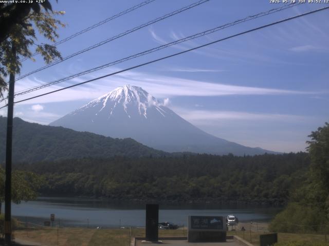 西湖からの富士山