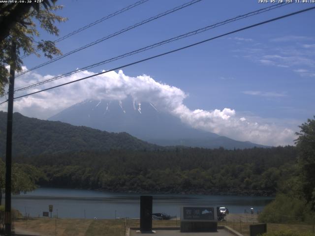 西湖からの富士山
