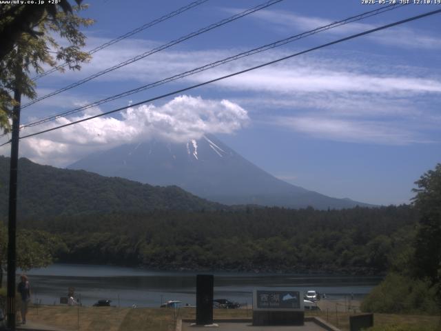 西湖からの富士山