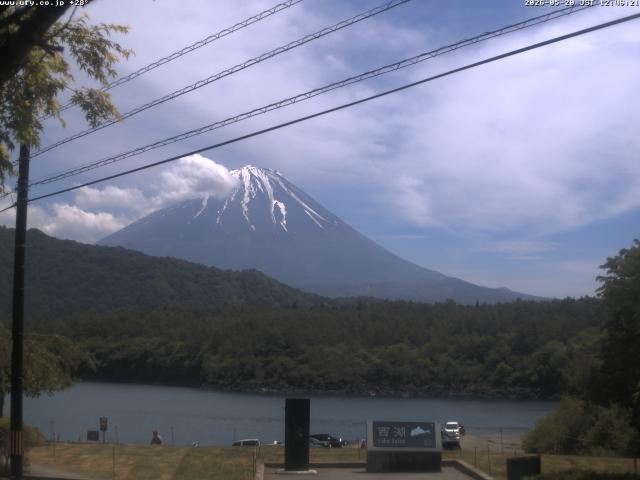 西湖からの富士山