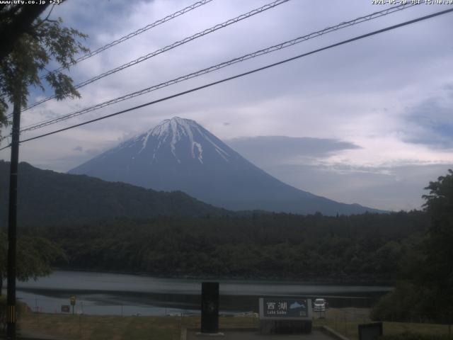 西湖からの富士山