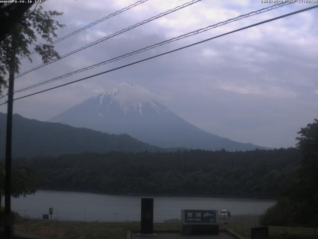 西湖からの富士山