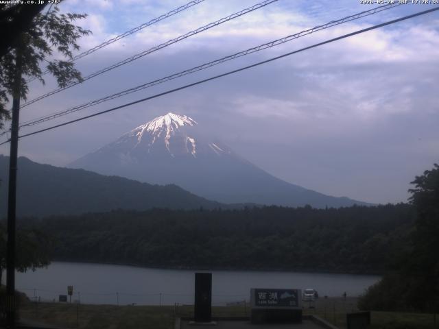 西湖からの富士山