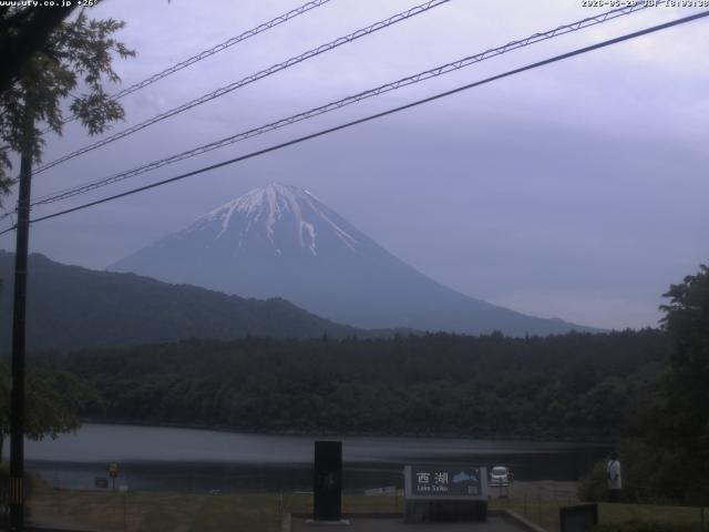 西湖からの富士山
