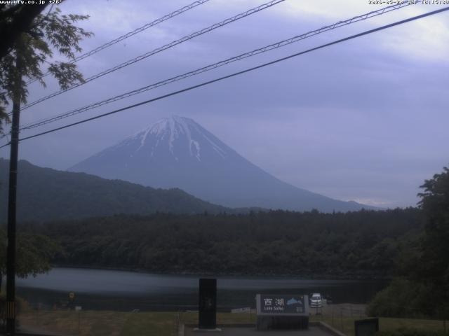 西湖からの富士山
