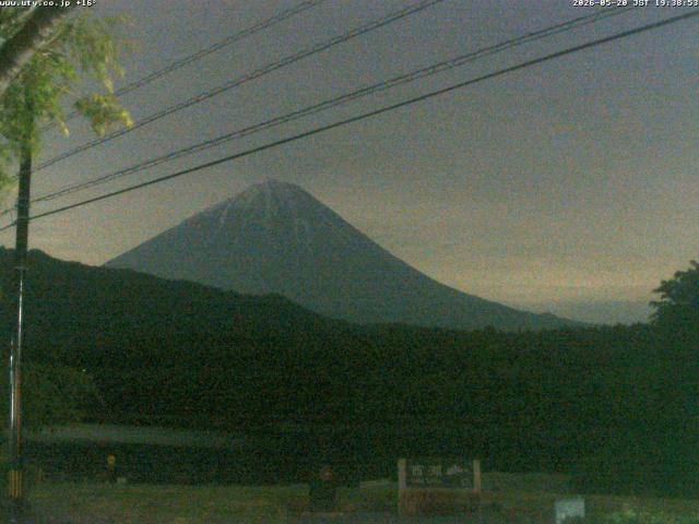 西湖からの富士山