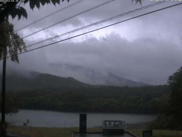 西湖からの富士山