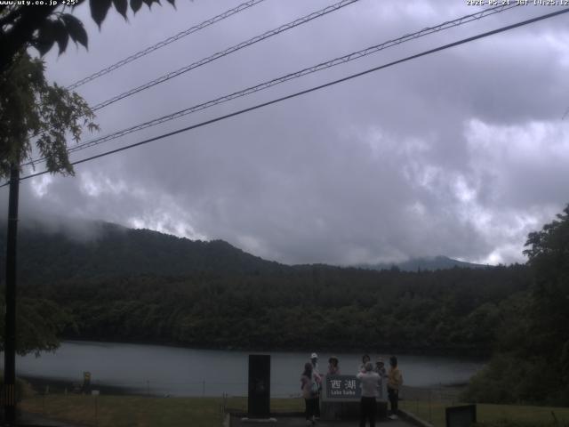 西湖からの富士山