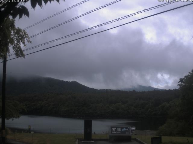 西湖からの富士山